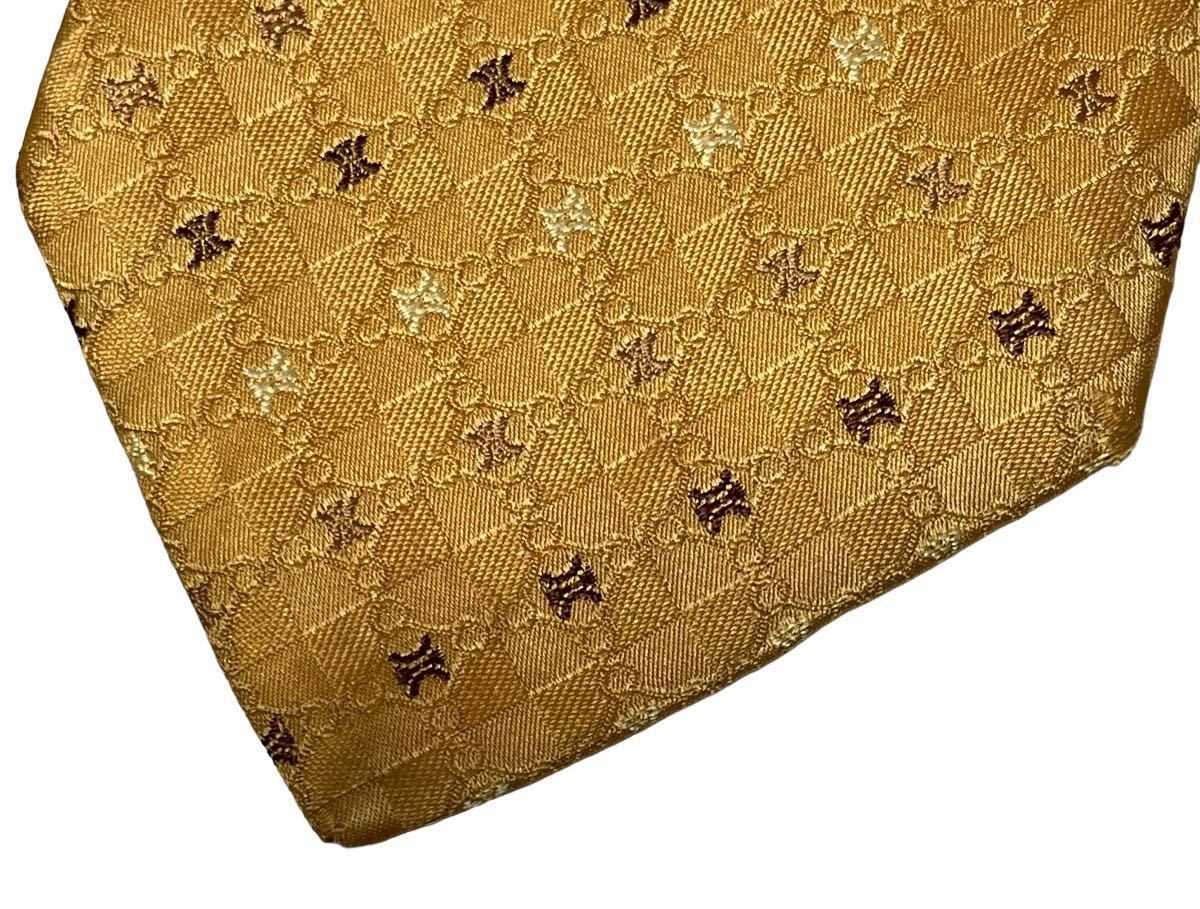 CELINE necktie Logo Mark pattern pattern pattern Celine USED used m134