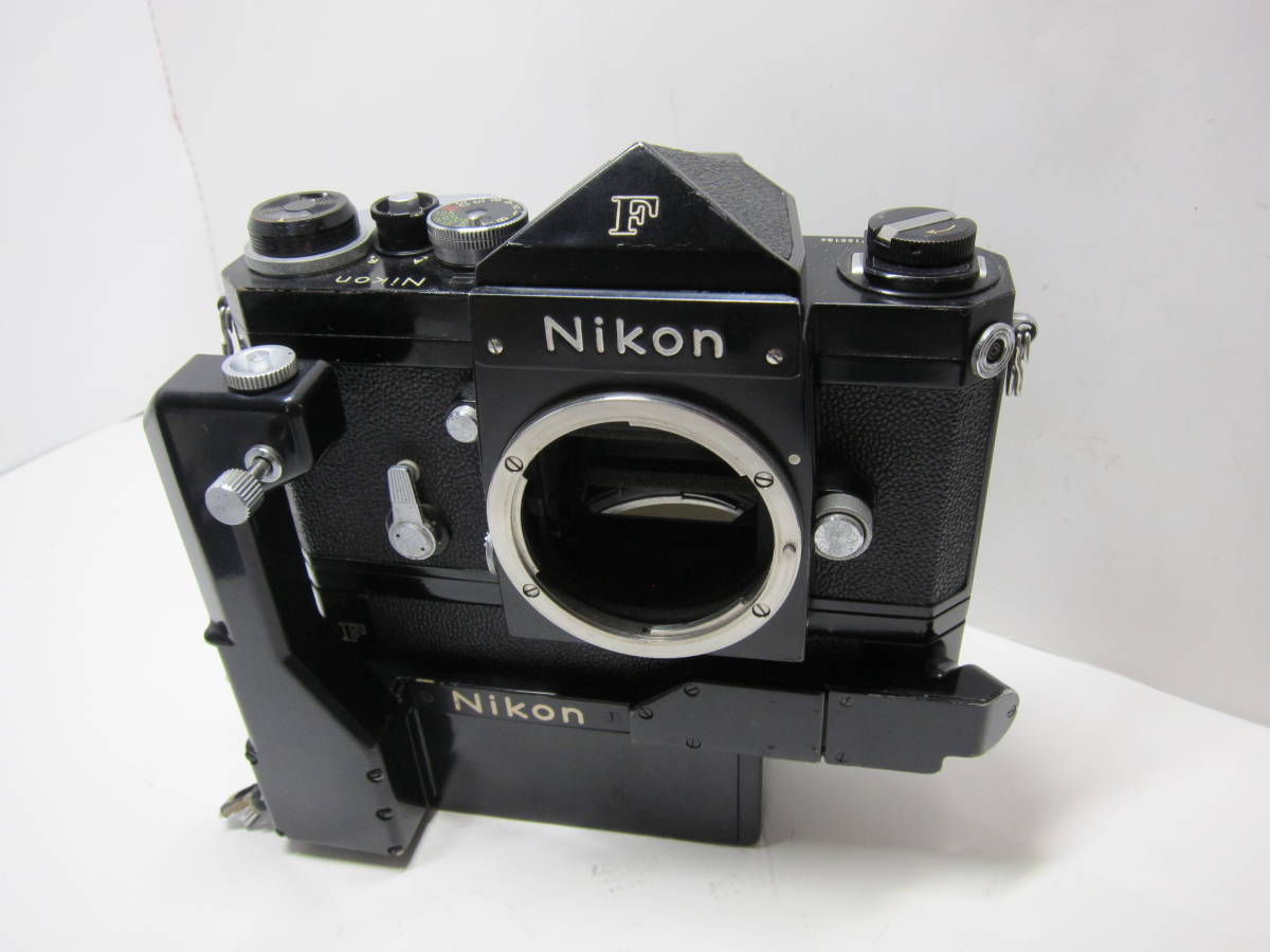 Nikon F アイレベル ブラック (モータードライブ F-36付き) ■希少■ 10679 _画像2