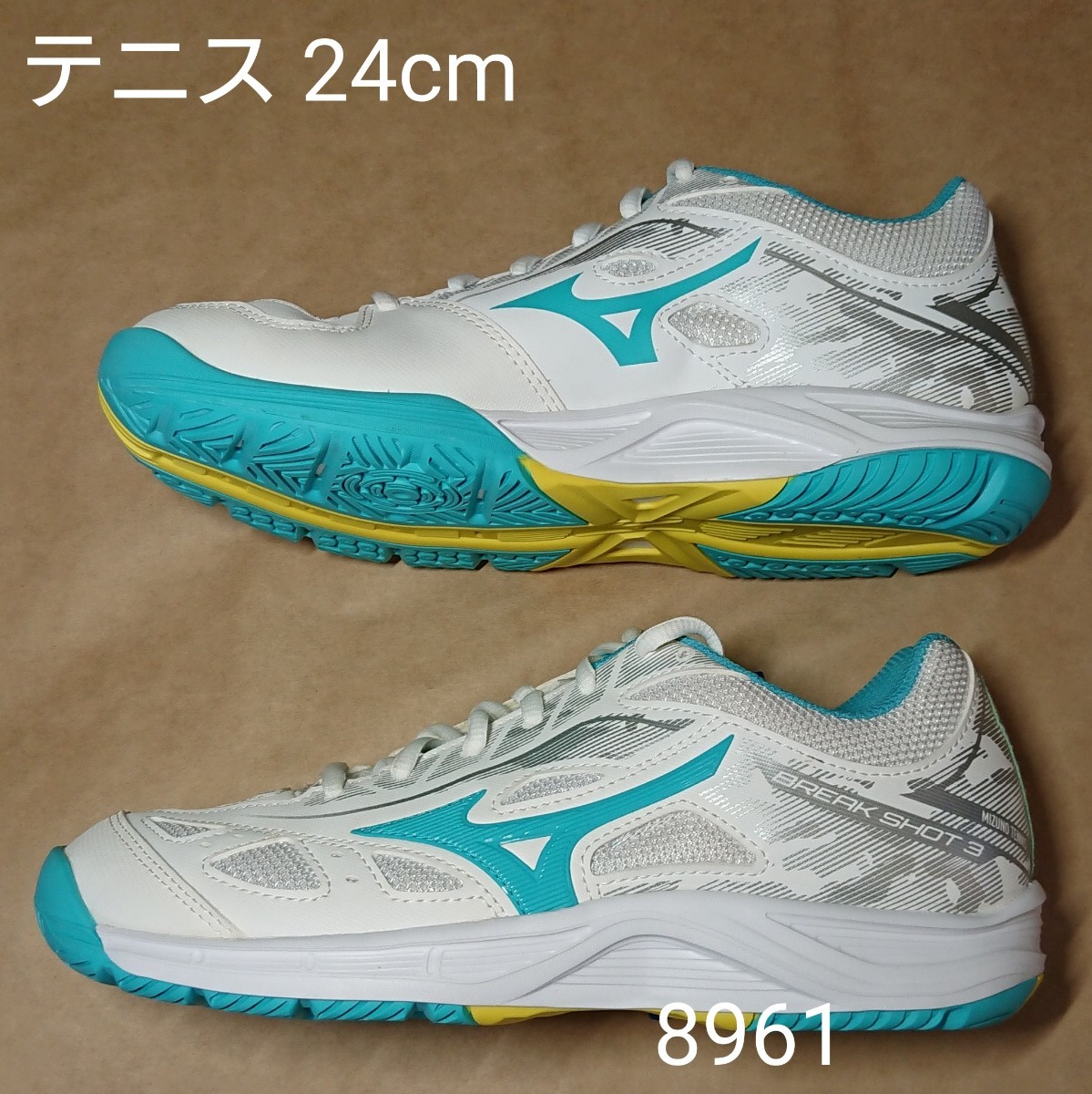 テニスシューズ 24cm ミズノ MIZUNO ブレイクショット AC 8961(24.0cm~)|売買されたオークション情報、ヤフオク! の商品情報をアーカイブ公開 テニスシューズ ミズノ 24cm