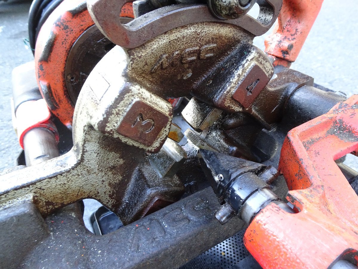 MCC ねじ切り機 パイプマシン ネジプロ40 100V 550W 動作OK 中古 MCC ねじ切り機 パイプマシン ネジプロ40 100V 550W 動作OK 中古