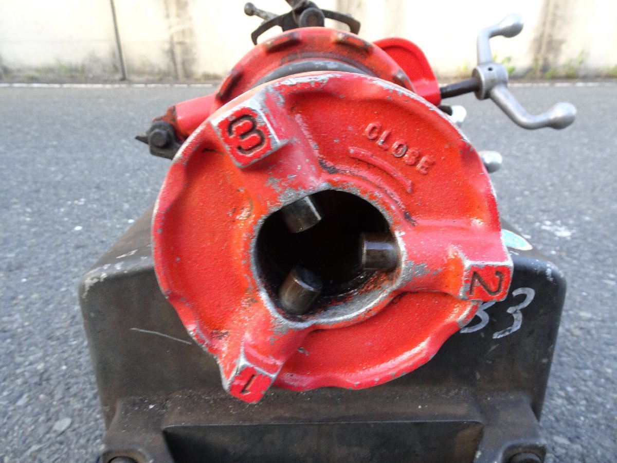 MCC ねじ切り機 パイプマシン ネジプロ40 100V 550W 動作OK 中古 MCC ねじ切り機 パイプマシン ネジプロ40 100V 550W 動作OK 中古