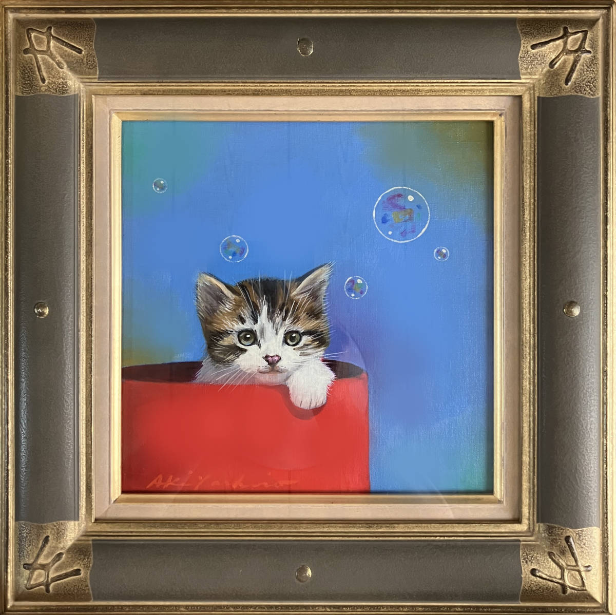 八代亜紀 絵画 陽光の香り 八代亜紀さんが描いた油絵「夢の光と影」(八代亜紀さん,「rain