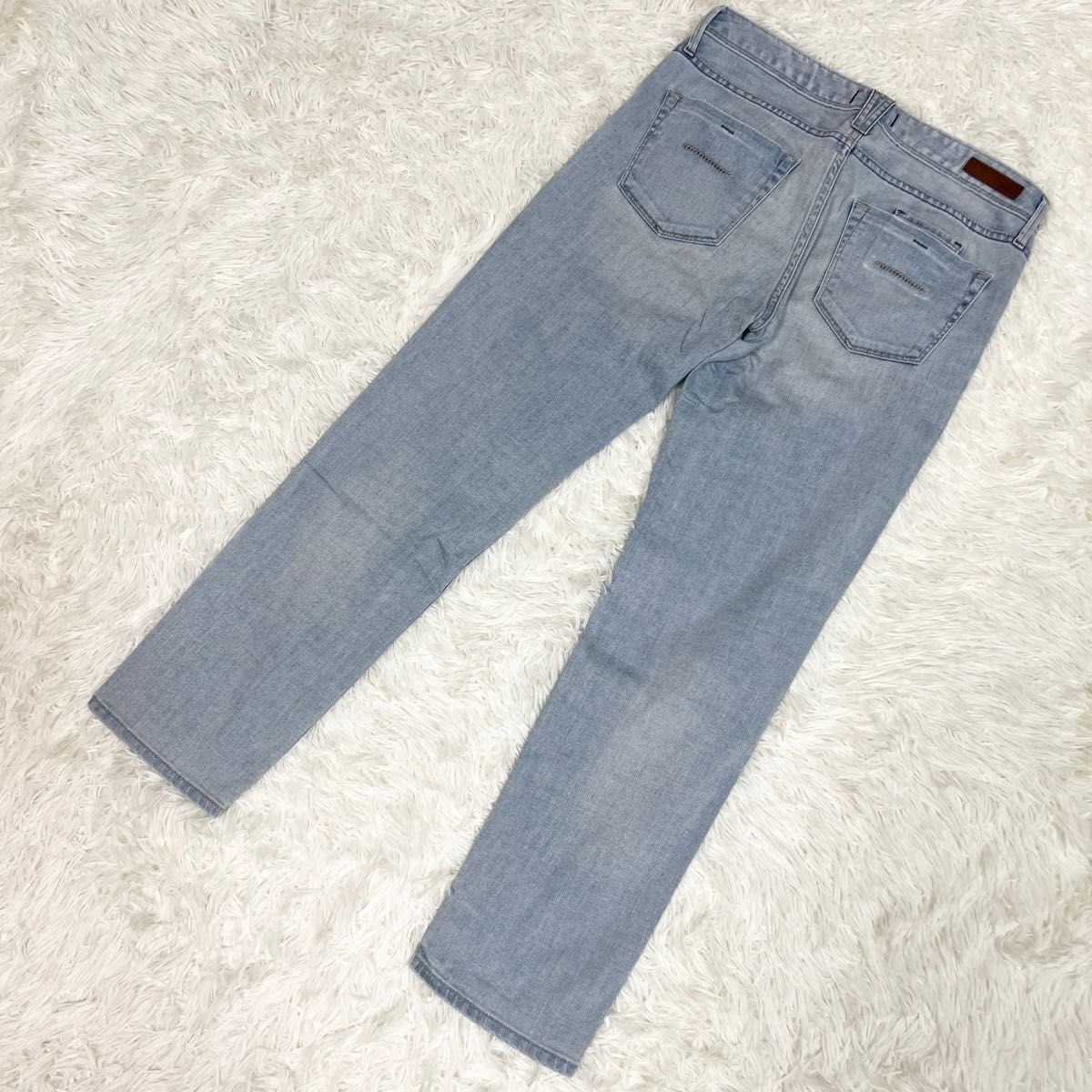美品☆ YANUK (ヤヌーク) CECIL ボーイズクロップドデニム 25