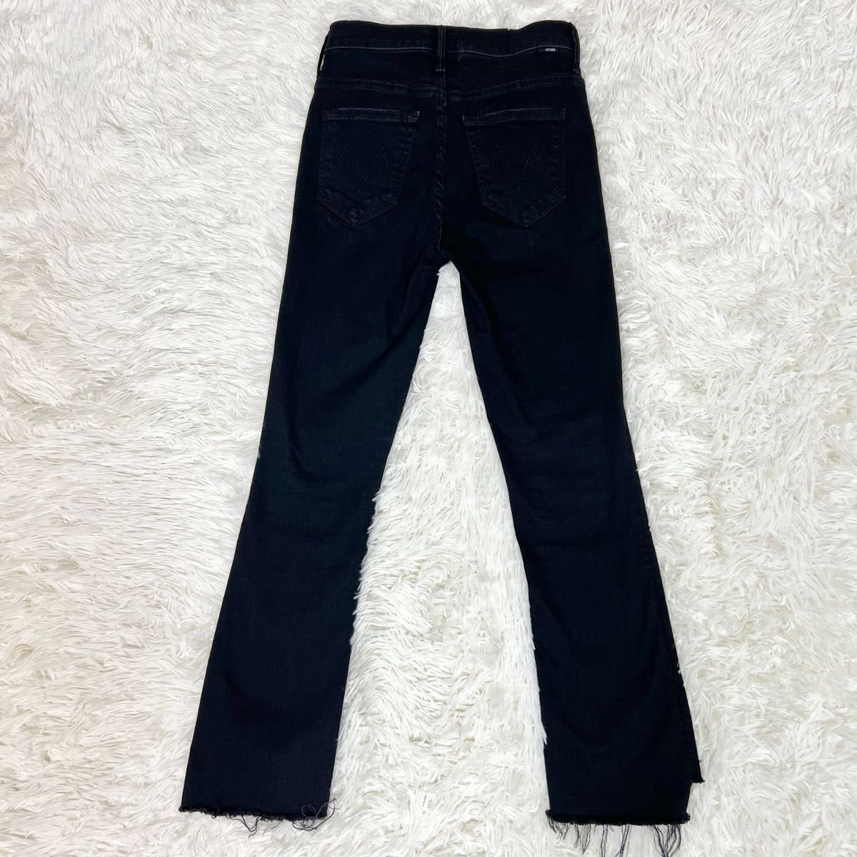 美品 MOTHER マザー デニムパンツ INSIDER CROP ブラック24|PayPayフリマ