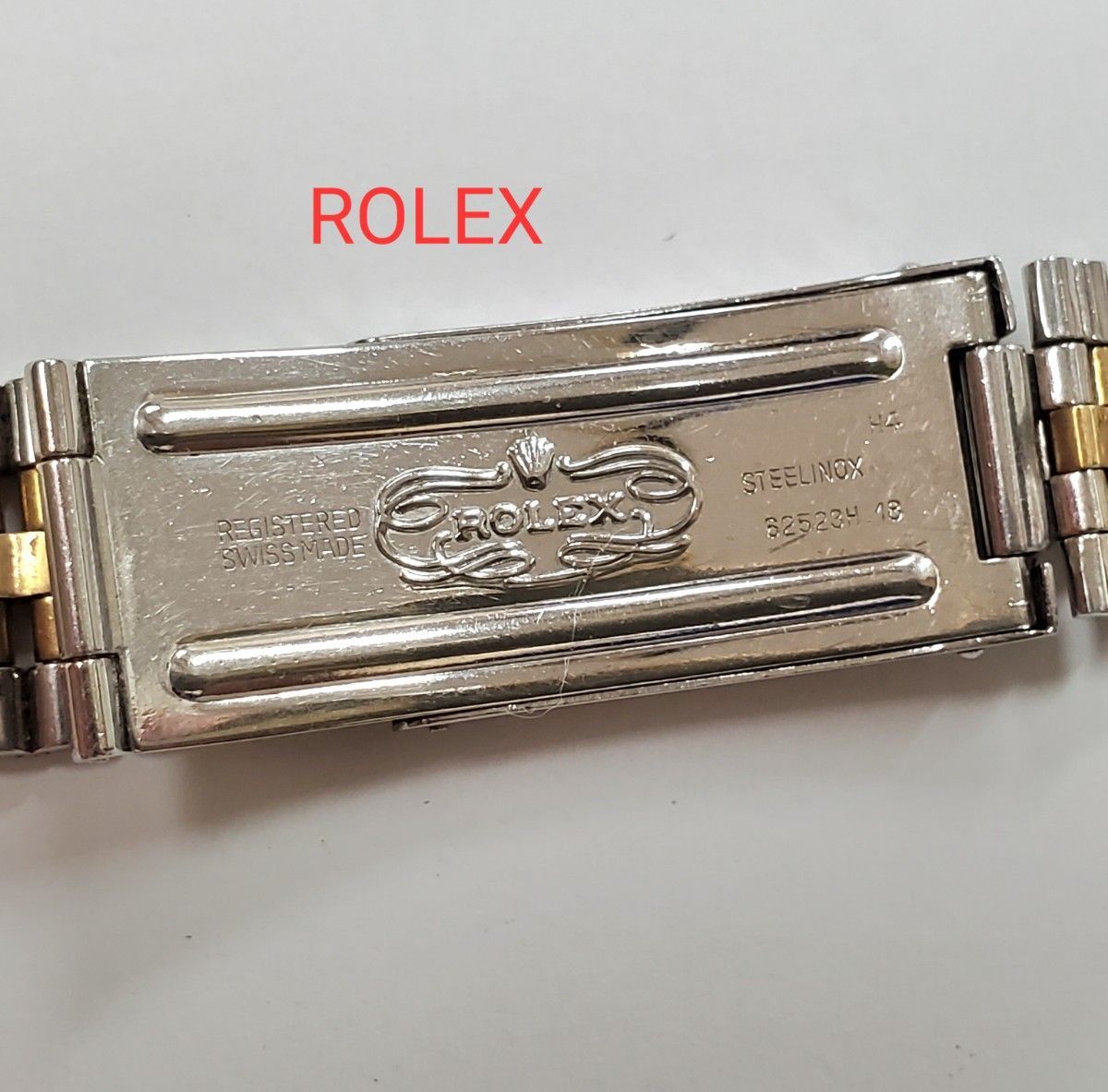 ROLEX SS YG コンビ 巻きブレス 20㎜ 訳あり品 時計ベルト ロレックス ジュビリーブレス フラッシュフィット55