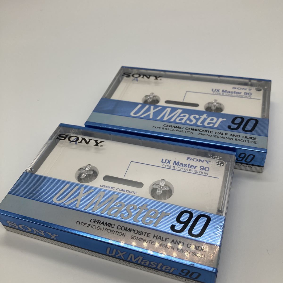 新品未開封】2本セット ソニー カセットテープ UX Master 90分 UX-MST 90 SONY メタルマスター ハイポジション 