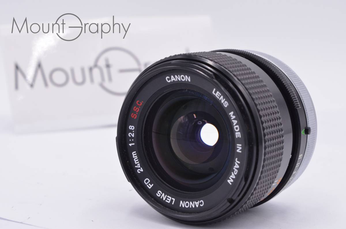 人気満点 ★良品★ キヤノン Canon FD 24mm F2.8 S.S.C ★完動品★ #tk703 キヤノン 人気満点 ★良品★ キヤノン Canon FD 24mm F2.8 S.S.C ★完動品★ #tk703 キヤノン