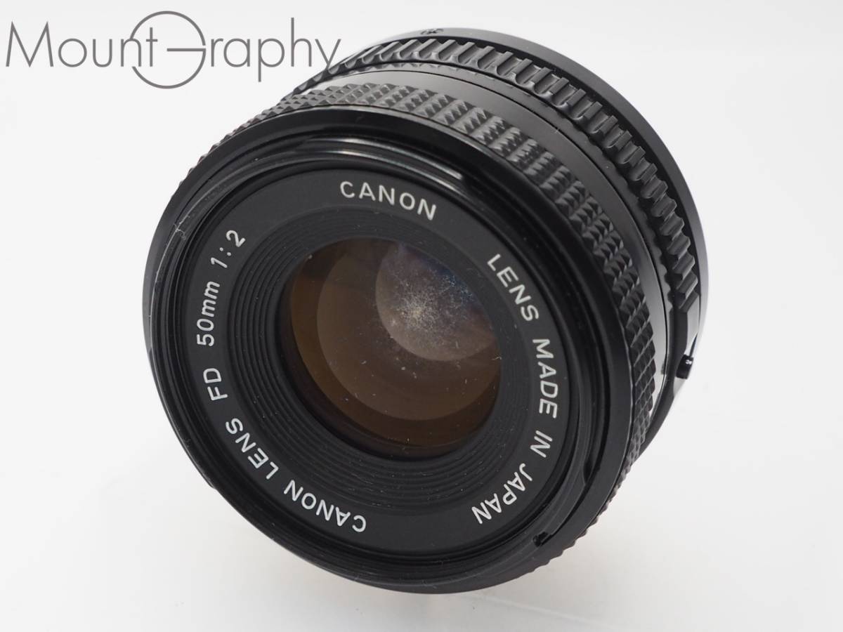 ☆良品☆ CANON キヤノンNEW FD 50mm F2 ☆完動品☆ #i3078 | JChere