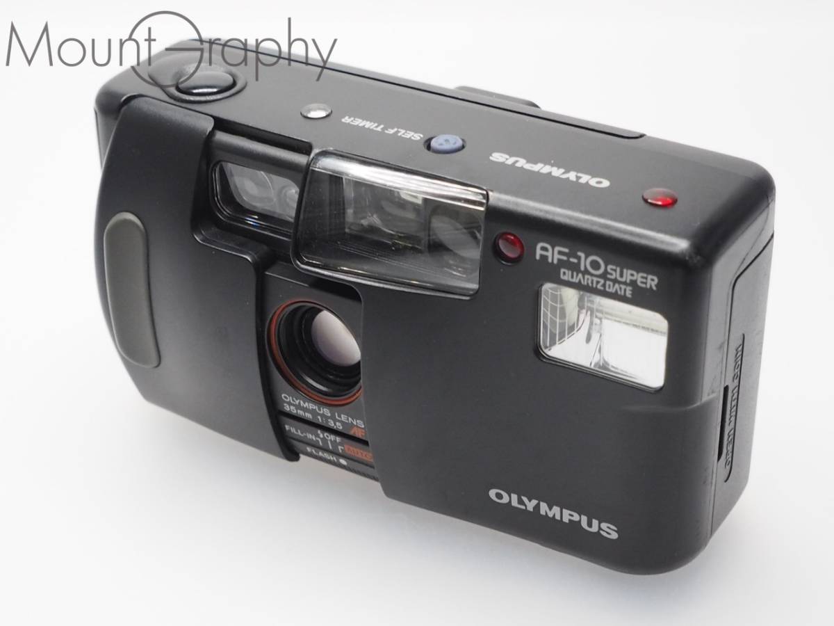 最初の  QUARTZ SUPER AF-10 オリンパス OLYMPUS ★良品★ DATE #i3197 ★完動品★ コンパクトカメラ