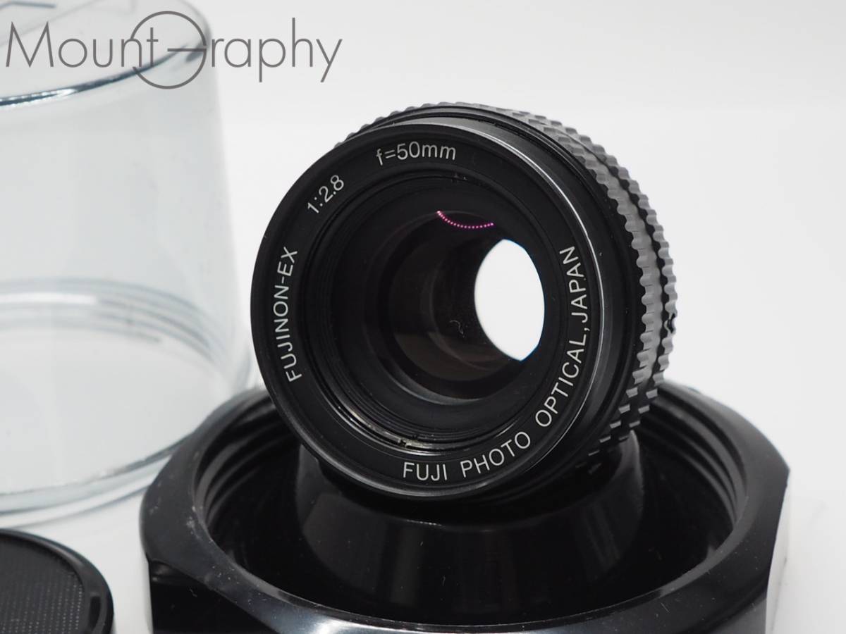 ★良品★ FUJI フジ FUJINON-EX 50mm F2.8 ★完動品★ レンズケース、前キャップ付 #i3262_画像1