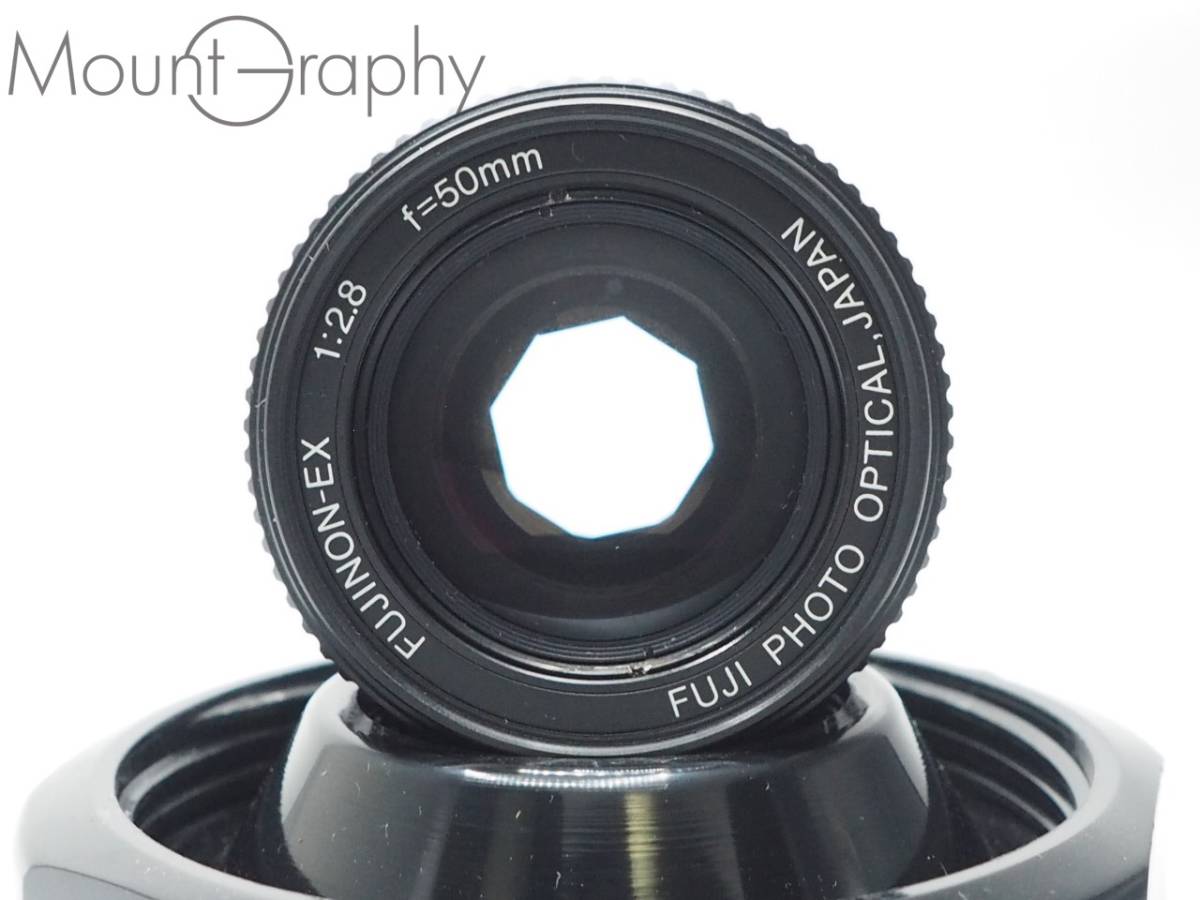 ★良品★ FUJI フジ FUJINON-EX 50mm F2.8 ★完動品★ レンズケース、前キャップ付 #i3262_画像3