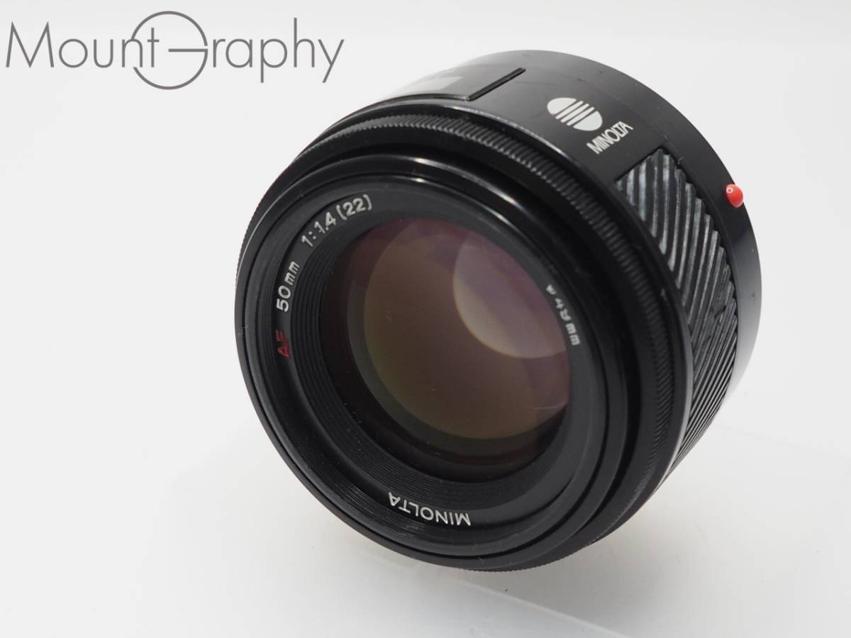 ★実用美品★ MINOLTA ミノルタ AF 50mm F1.4 ★完動品★ #i3306_画像1