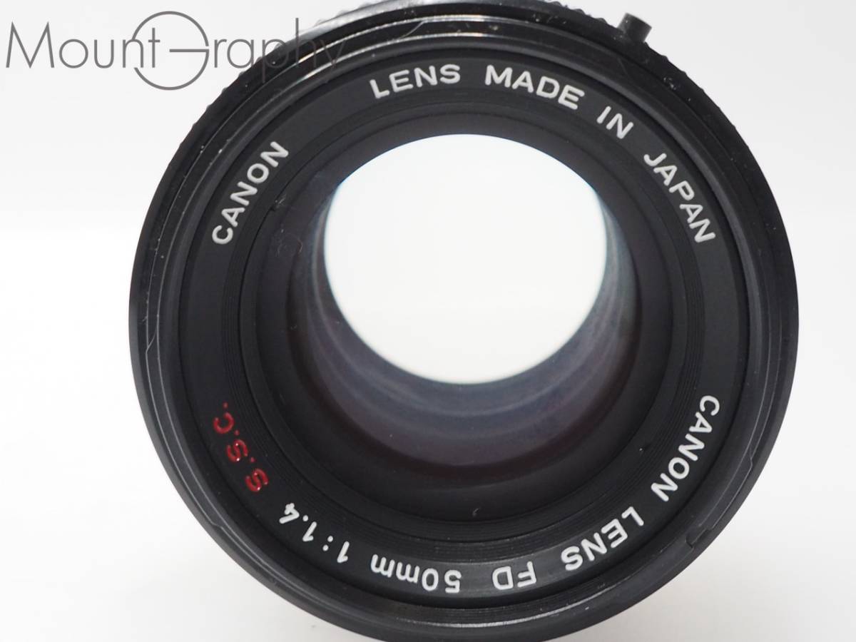 ★実用美品★ CANON キヤノン FD 50mm F1.4 S.S.C. ★完動品★ #i3476_画像3