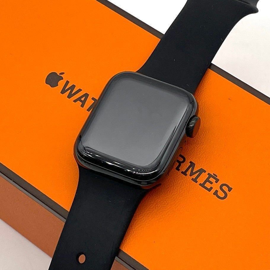 Apple Watch HERMES series6 40mm ブラック-