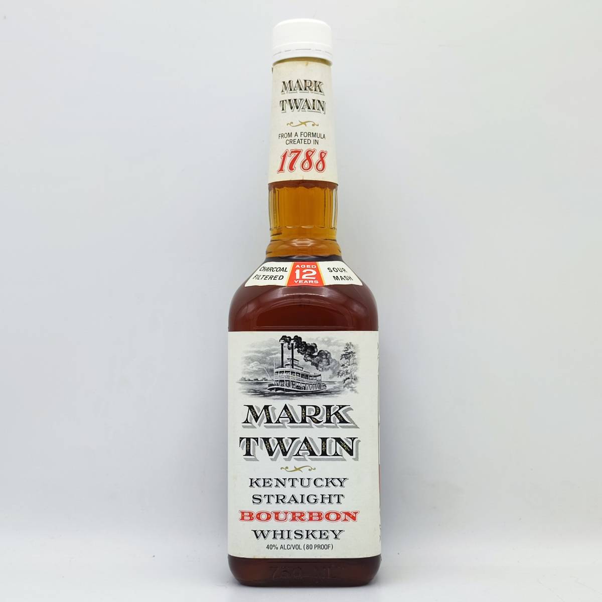 【全国送料無料】MARK TWAIN 12years old SLOW OLD STYLE MASH KENTUCKY STRAIGHT BOURBON WHISKEY　40度　750ml