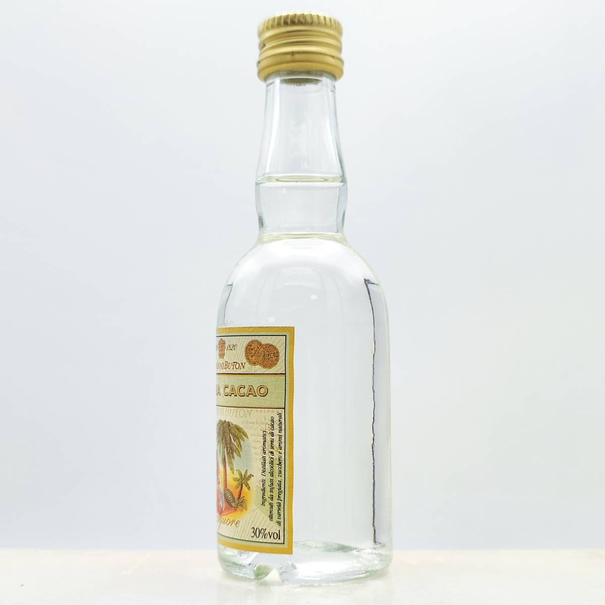 CREMA CACAO GIOVANNI BUTON Liquore　30度　50ml【クレーム カカオ】_画像2