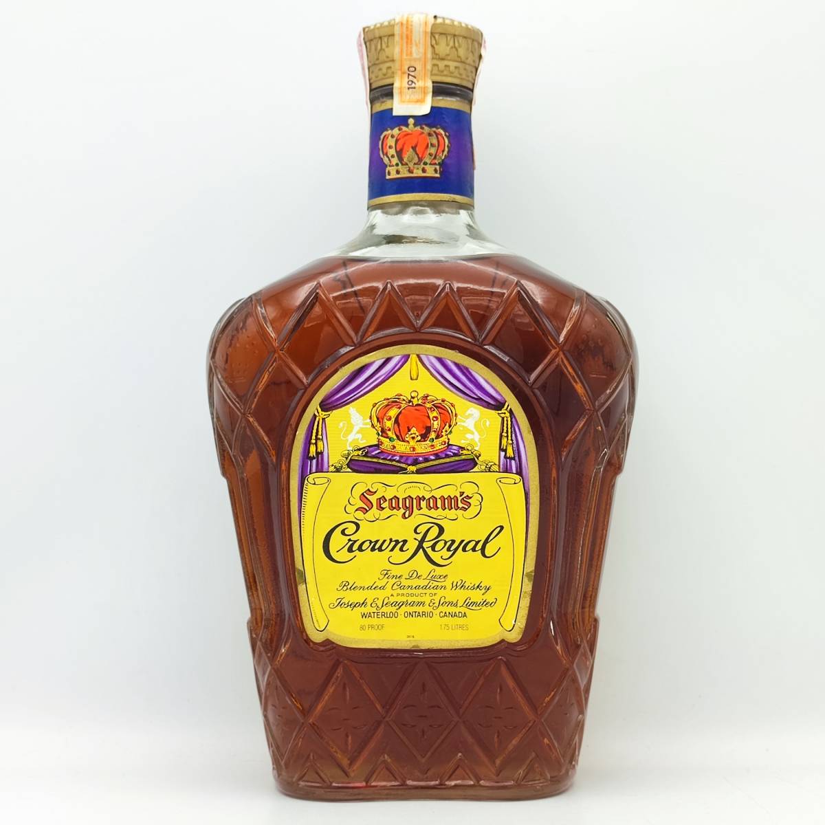 Seagram's Crown Royal Fine De Luxe 1970 Canadian Whisky 40度