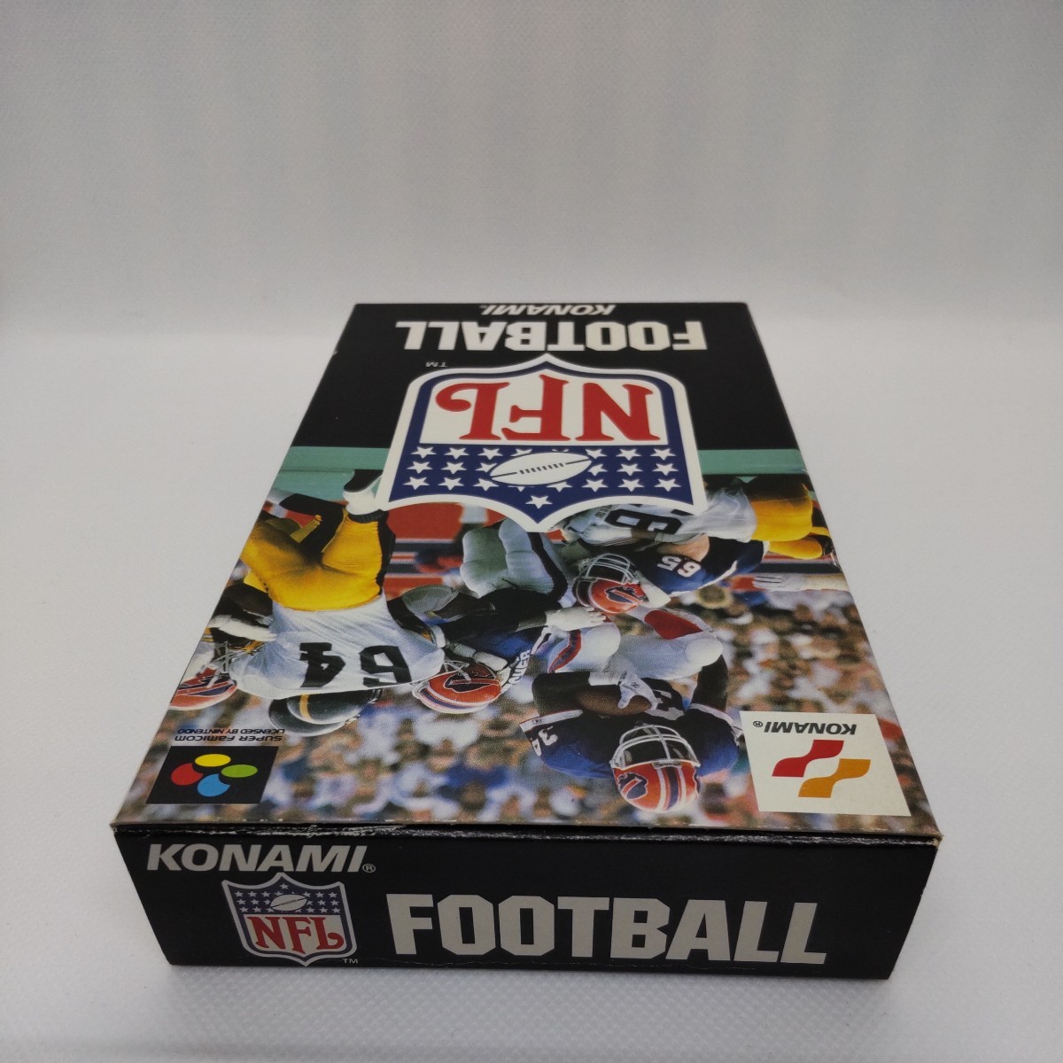 美品 NFLフットボール SFC スーパーファミコン NFL フットボール コナミ_画像9