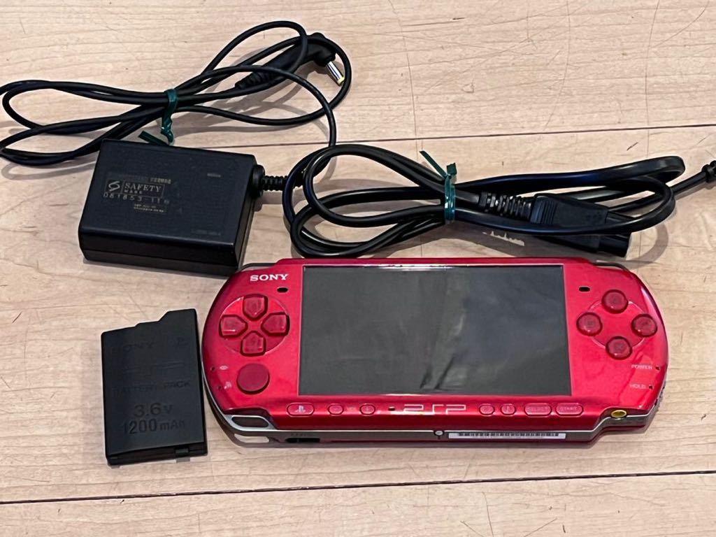 販促セール 【美品】PSP3000 ラディアントレッド