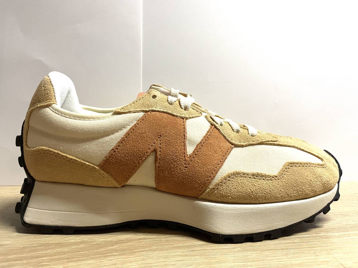 未使用 27cm D ニューバランス MS327WC BEIGE/BROWN(ベージュ/ブラウン) new balance_画像2