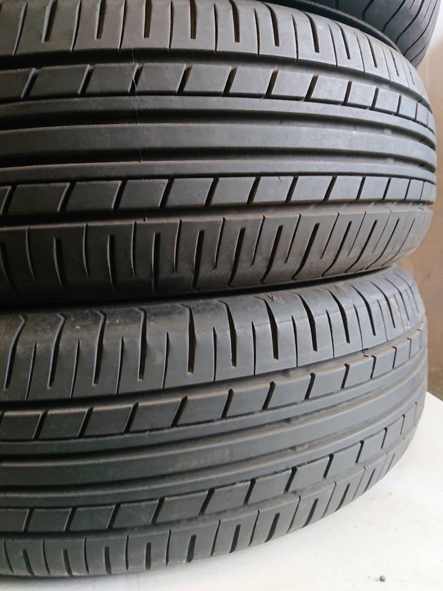 札幌 引き取り可 175/65R14 4本 YOKOHAMA ECOS ES31 格安溝あり 夏タイヤ中古 パッソデミオDEX など IK-116F_画像3