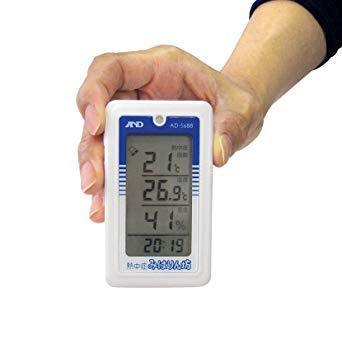  free shipping * A&D. middle . finger number monitor width 4.7× depth 1.25× height 8.2cm AD-5688. middle .. is rin .( white )