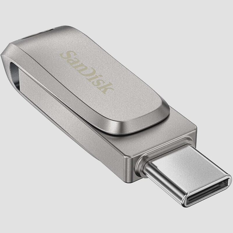 【誠実】 SanDisk 送料無料★USBメモリー512GB USB3.1 回転式 両コネクタ搭載 Gen1-A/Type-C 64GB