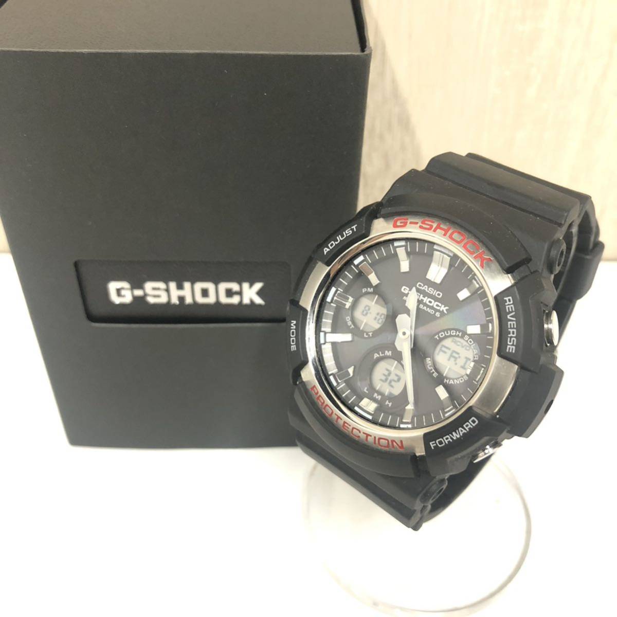 箱付き★【CASIO】カシオ★クォーツ腕時計 G-SHOCK デジアナ GAW-100-1AJF 08