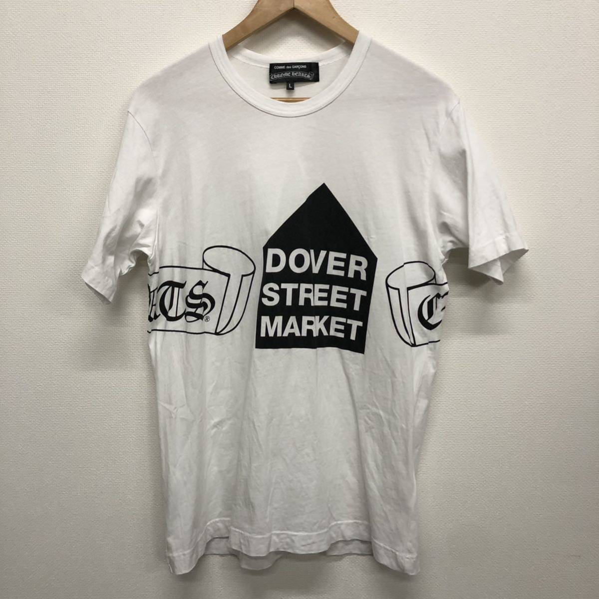 【COMME des GARCONS×CHROME HEARTS】コムデギャルソン×クロムハーツ★半袖Tシャツ DSM別注 ドーバー サイズL ZI-T001 08