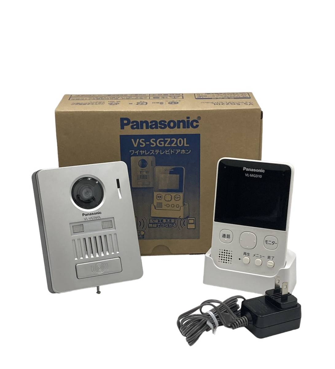 〈家電〉Panasonic パナソニック　ワイヤレステレビドアホンVL-VG560L VL-MGD10 セット【中古/現状品】003268-①