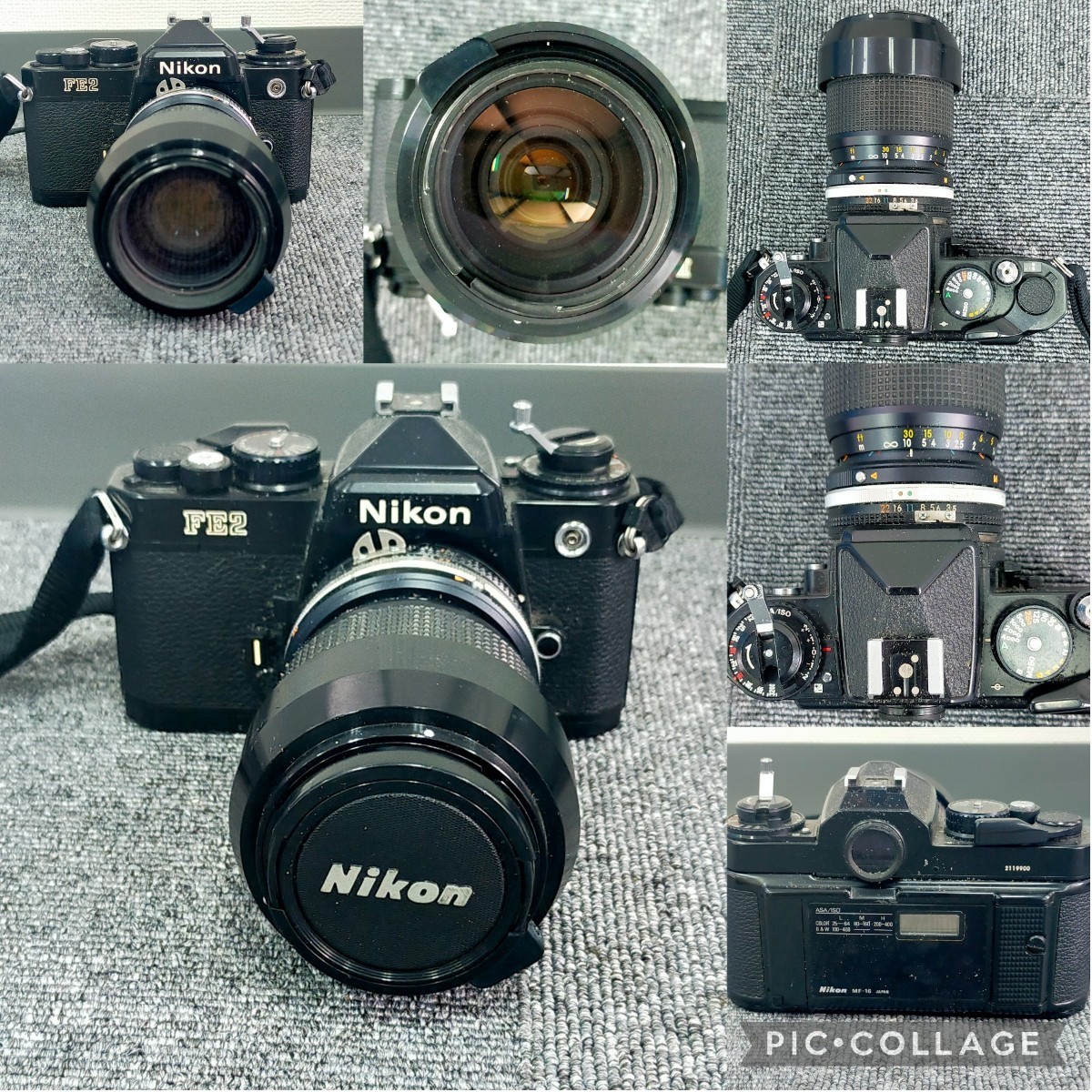 ジャンク】ニコン Nikon FE2 ブラック + Ai-S NIKKOR 50mm F1.4