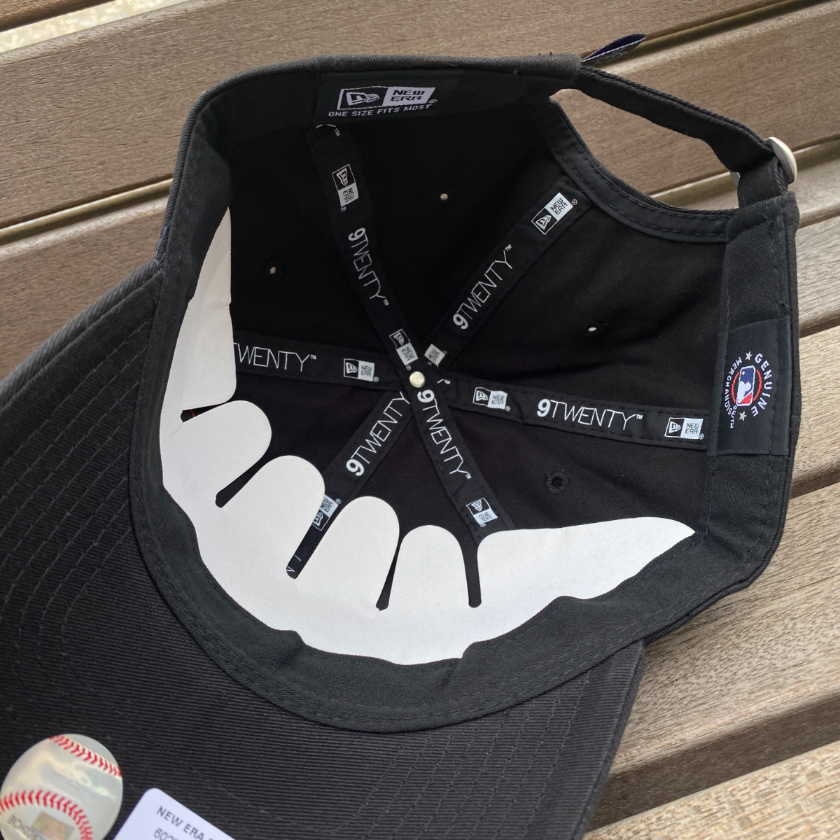 USA正規品 NEWERA ニューエラ 9Twenty ストラップバックキャップ MLB コロラド ロッキーズ Colorado Rockies 黒 Secondary マウンテン_画像6