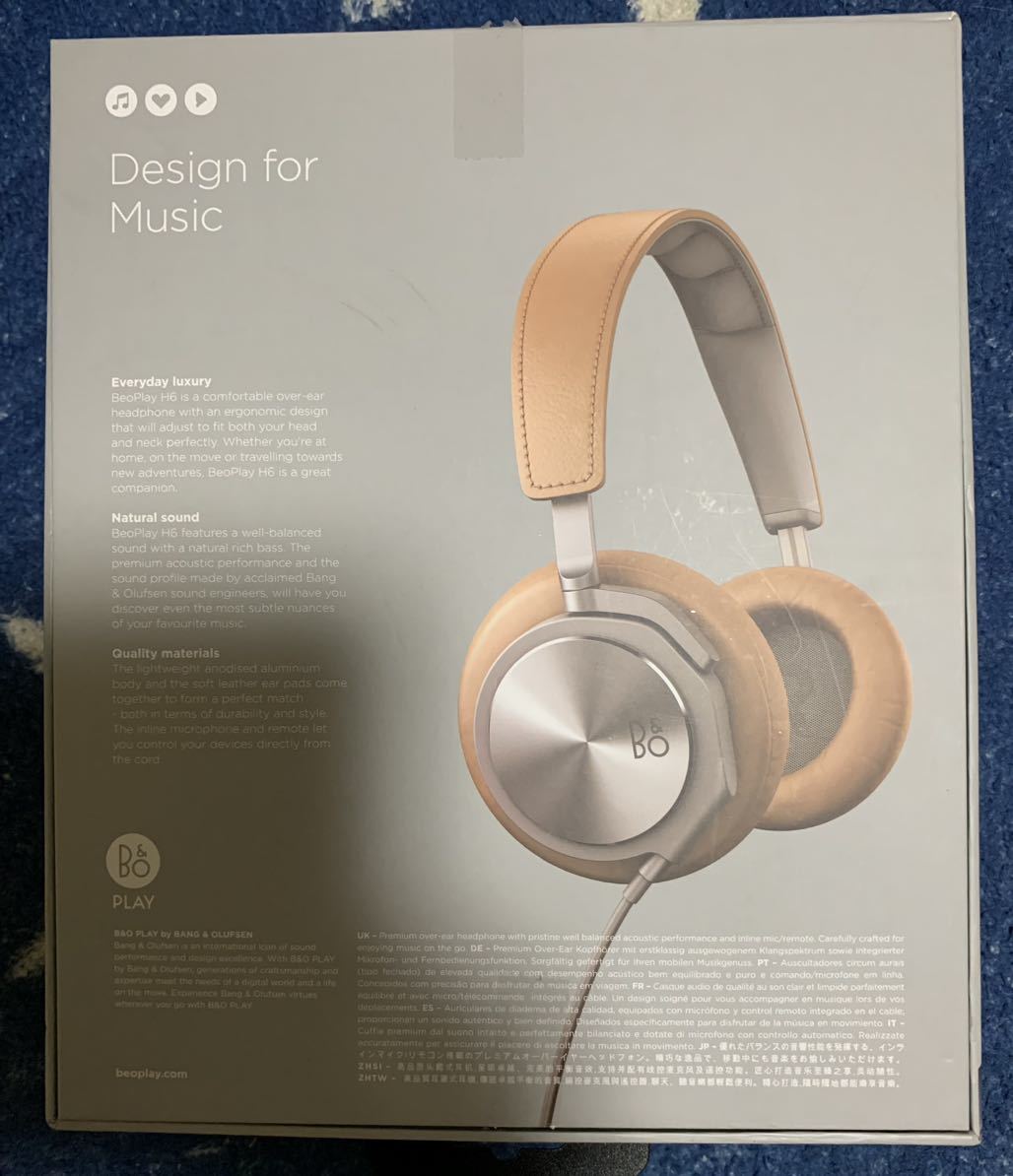 GINGER掲載商品】 Bang&Olufsen BeoPlay H6 密閉型ヘッドホン イヤホン