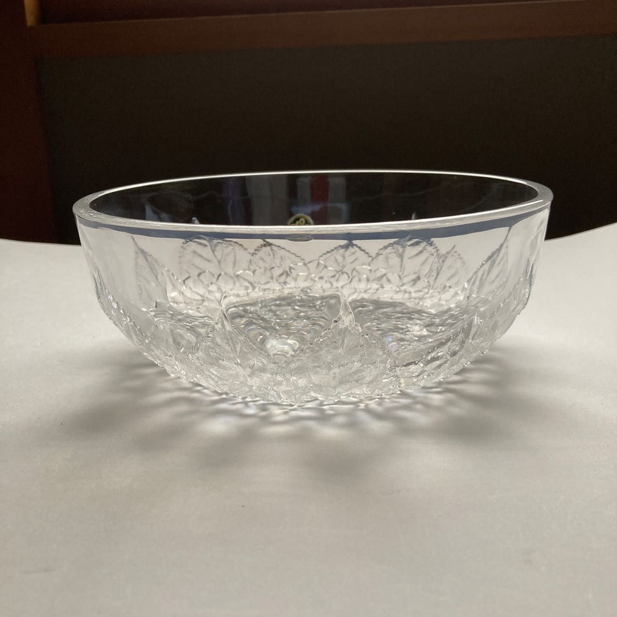 新品】HOYAクリスタル あじさい模様 大鉢 菓子鉢 サラダボウル 1 新品】HOYAクリスタル あじさい模様 大鉢 菓子鉢 サラダボウル 1
