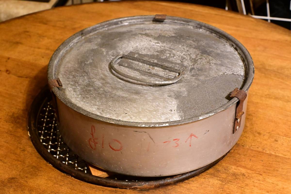 【ビンテージ・ミリタリー】1973年 イギリス軍 アルミ クッカー 鍋の画像1