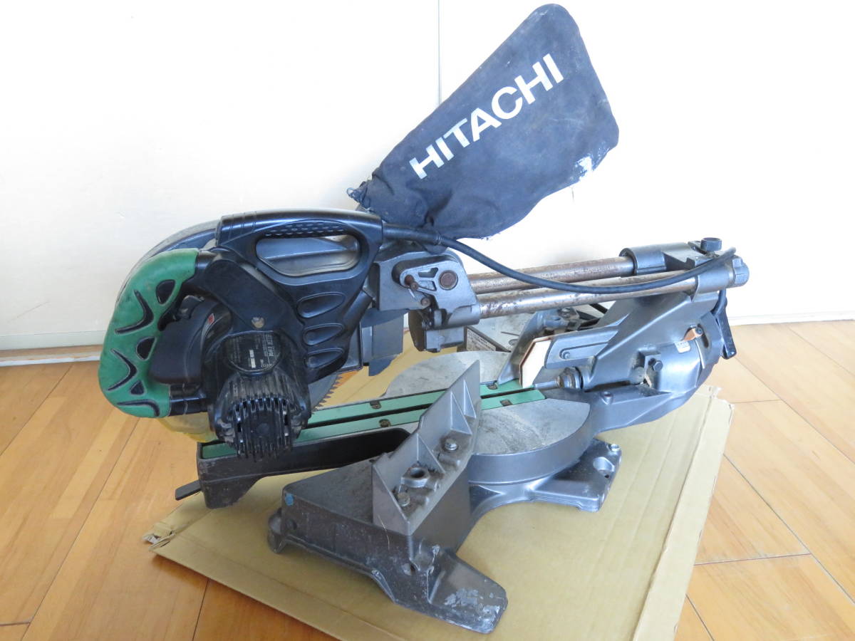 【直接引取歓迎　埼玉県三郷市まで】HITACHI　日立工機　卓上スライド丸のこ　216mm　C8FSE_画像6