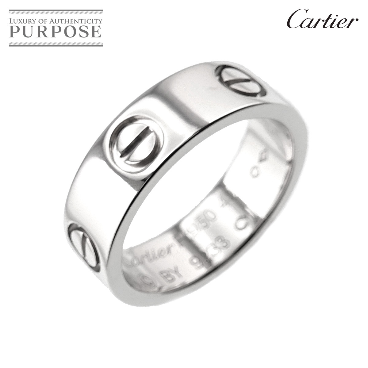 かわいい～！」 ラブ Cartier カルティエ #49 90195609 Ring Love 指輪
