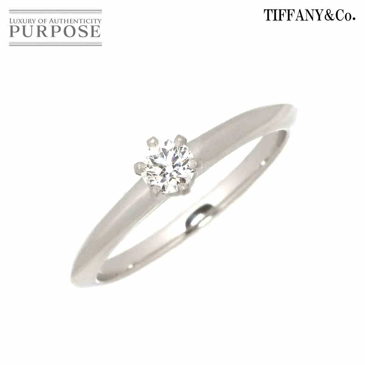 好きに D/VVS1/EX 0.19ct ダイヤ ソリティア TIFFANY&CO. ティファニー