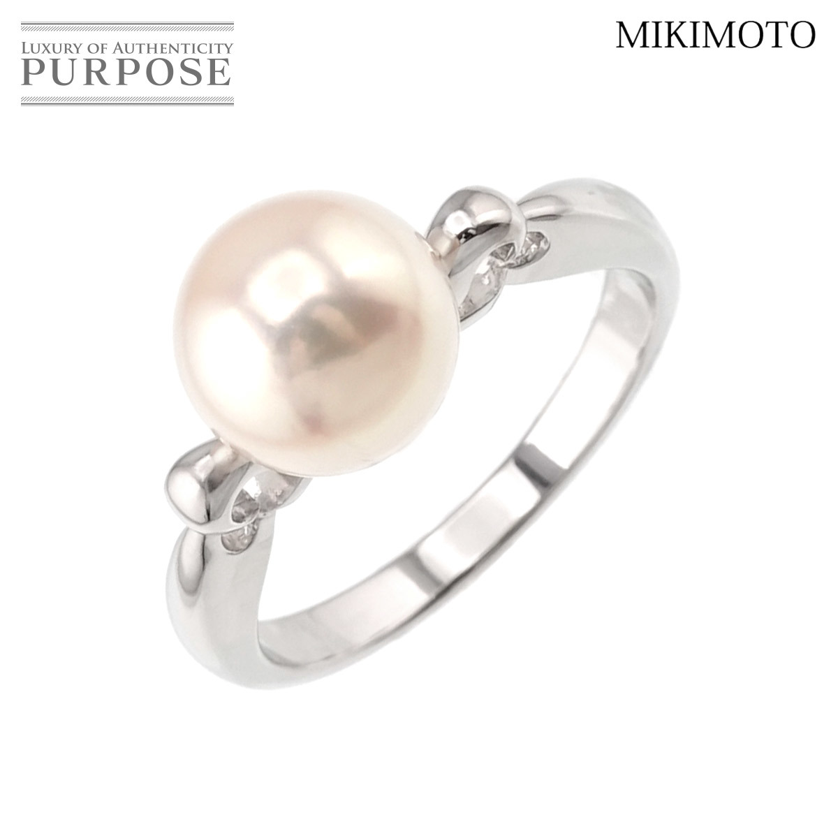 新しいスタイル MIKIMOTO ミキモト 11.5号 90194074 Ring Pearl Akoya