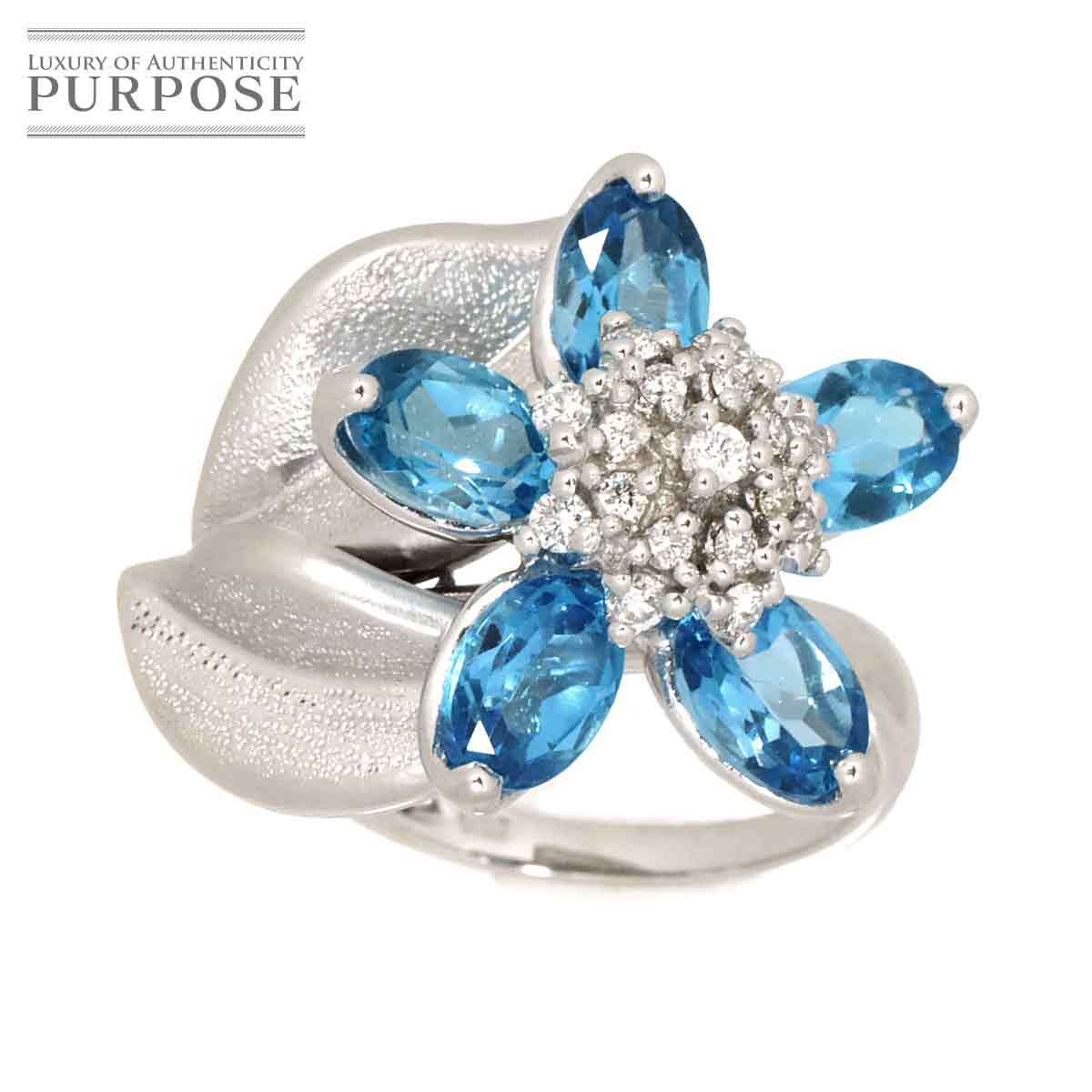 正規取扱店】 18号 リング ブルートパーズ 90201791 Ring Topaz
