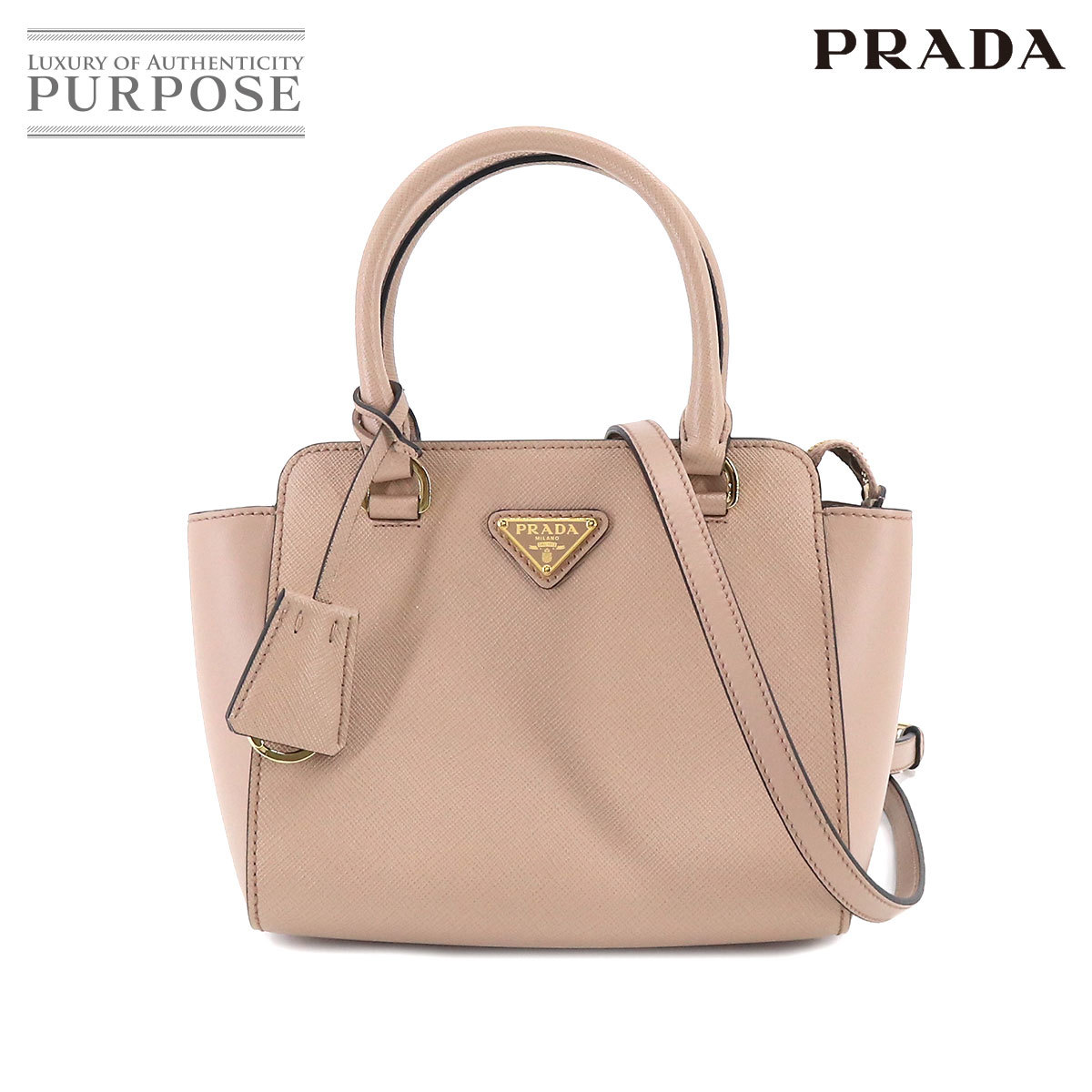 高価値セリー PRADA プラダ 展示品 未使用 サフィアーノ 90204136 Bag