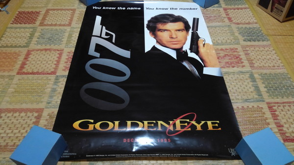 ▲　007 GOLDENEYE　【　映画 大型 ポスター　】　ゴールデンアイ　※管理番号1017