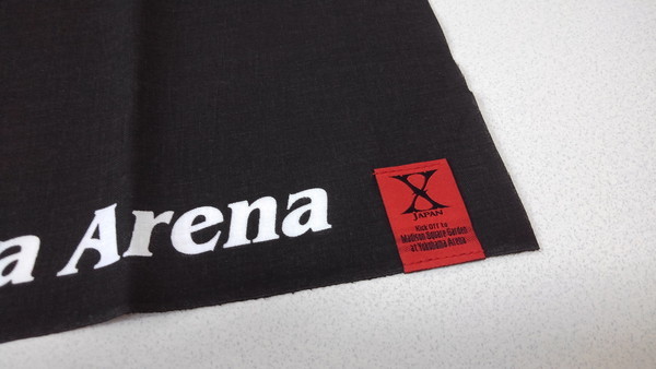 ▲　X JAPAN　【　手ぬぐい　】　新品♪　Kick Off To Madison Square Garden at Yokohama Arena_画像3