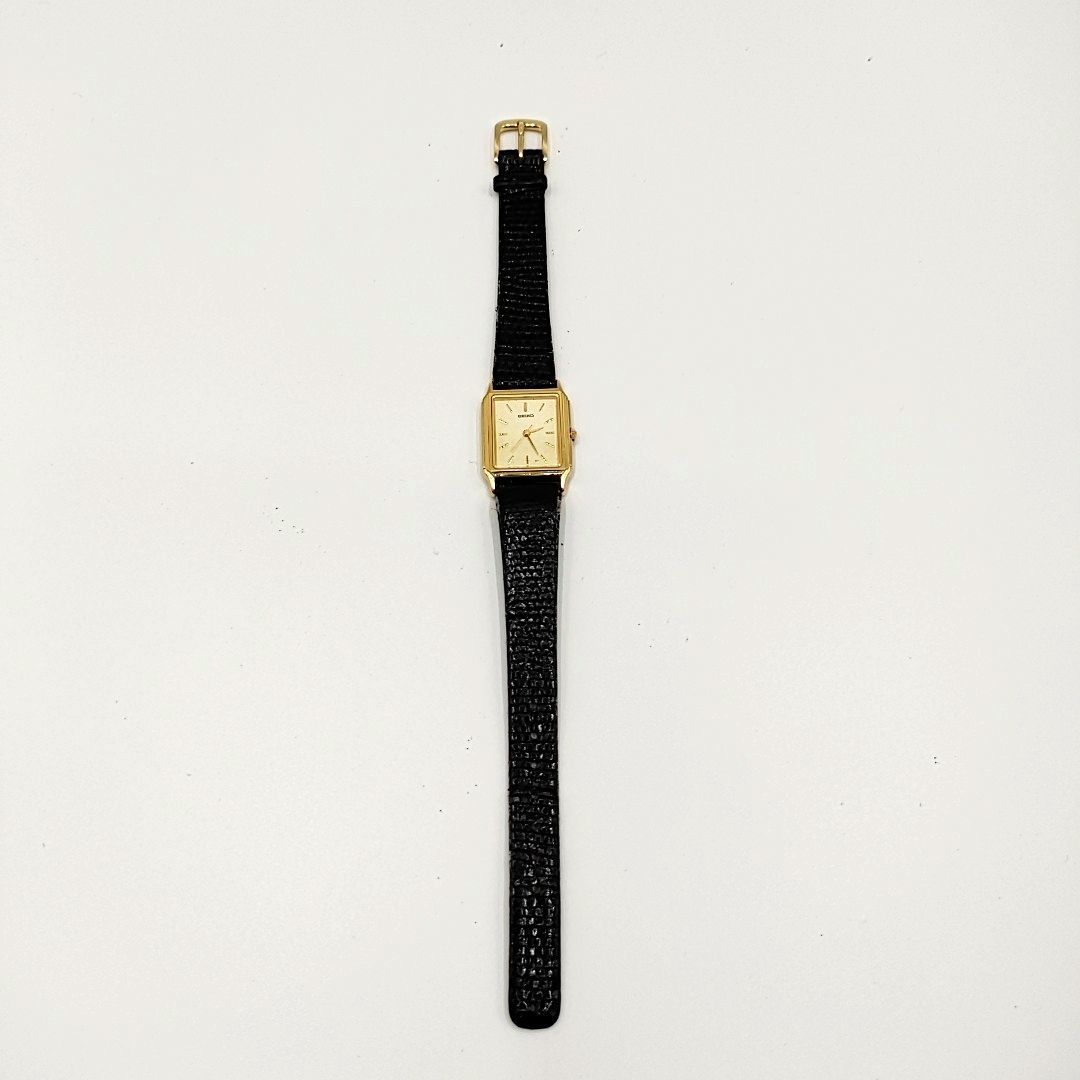 電池切れ】SEIKO セイコー クォーツ 腕時計 ゴールド文字盤 電池切れ】SEIKO セイコー クォーツ 腕時計 ゴールド文字盤