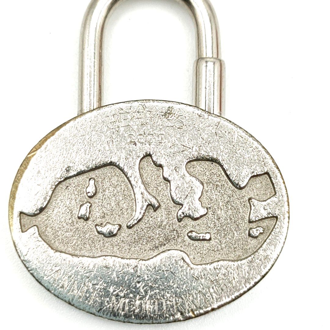 HERMES エルメス 地中海 2003 ペンダントトップ ANNEE MEDITERRANEE カデナ型 W3cm×D0.5cm