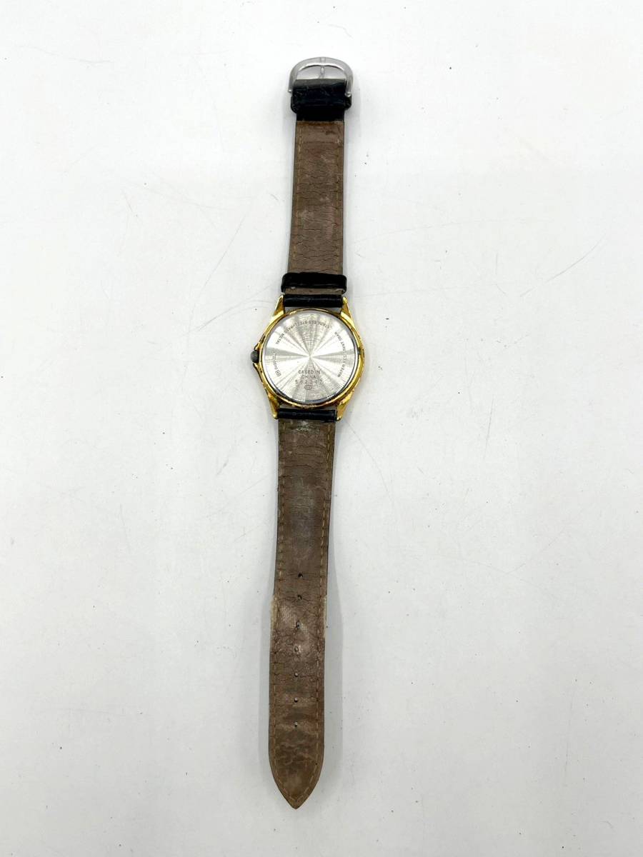 【電池切れ】SEIKO セイコー　V732-0D10 クォーツ腕時計　ALBA　アルバ　ゴールド文字盤　ボーイズ ケース3.2