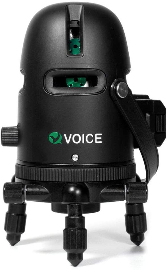 VOICE レーザー墨出し器 5ライングリーンレーザー Model-G5 4方向大矩ライン照射モデル アプリからの遠隔操作 タッチスイッチ