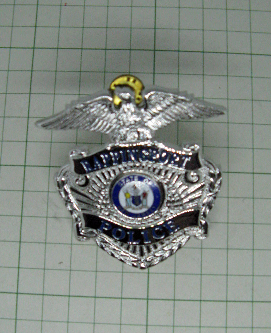 U.S. State of New Jersey Rappingport Police Cap 実物バッジ・１点物