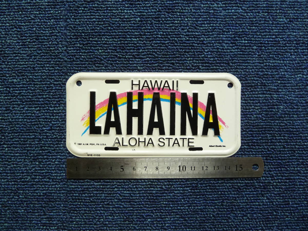 【未使用】【送料無料】ナンバープレート HAWAII ハワイ 壁飾り アルミ_画像2