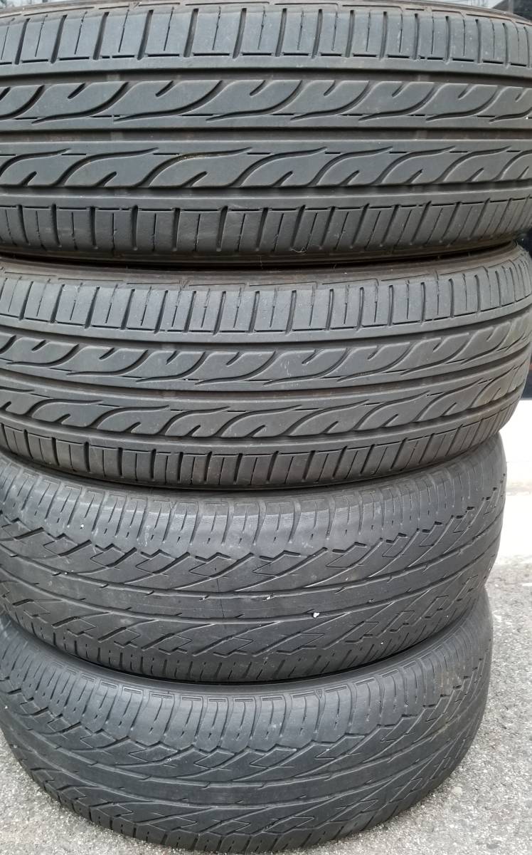 1日元〜☆2016年製造165 / 55R15 75V☆DUNLOP /鄧祿普☆4件巴厘山☆ 原文:1円～☆2016年製 165/55R15 75V☆DUNLOP/ダンロップ☆4本 バリ山☆